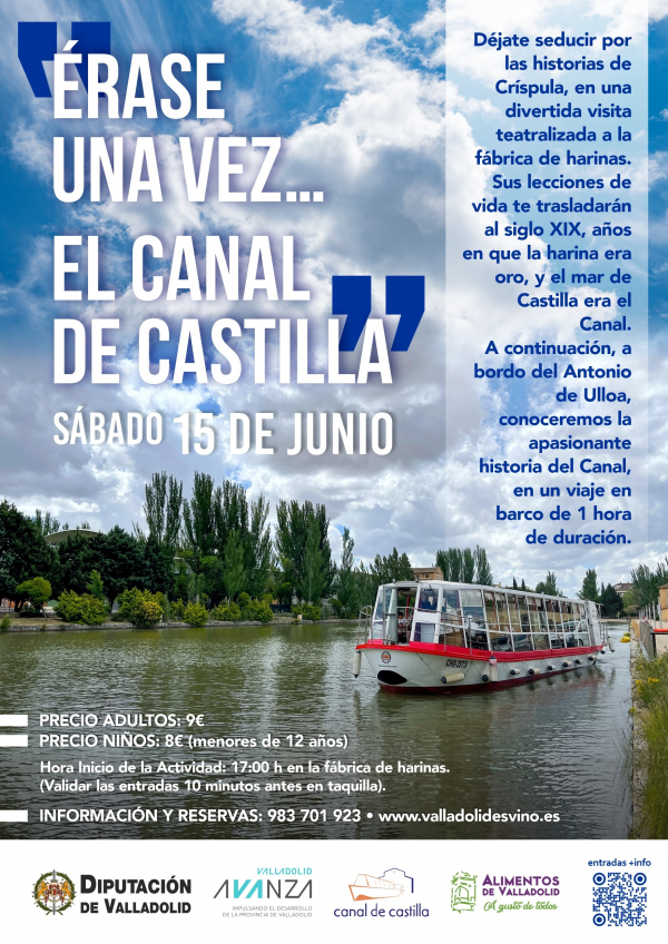 15 JUNIO BARCO Y VISITA TEATRALIZADA A LA FBRICA DE HARINAS