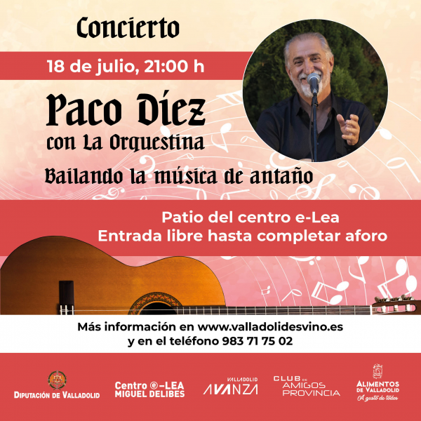 2 Concierto PACO DEZ  con la ORQUESTINA 18 de julio