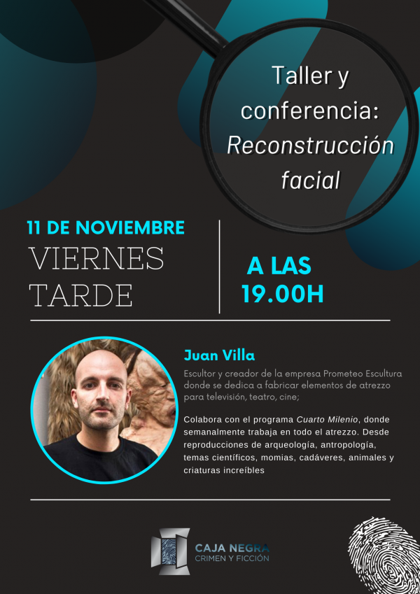 Taller y conferencia: Reconstrucción facial con Juan Villa
