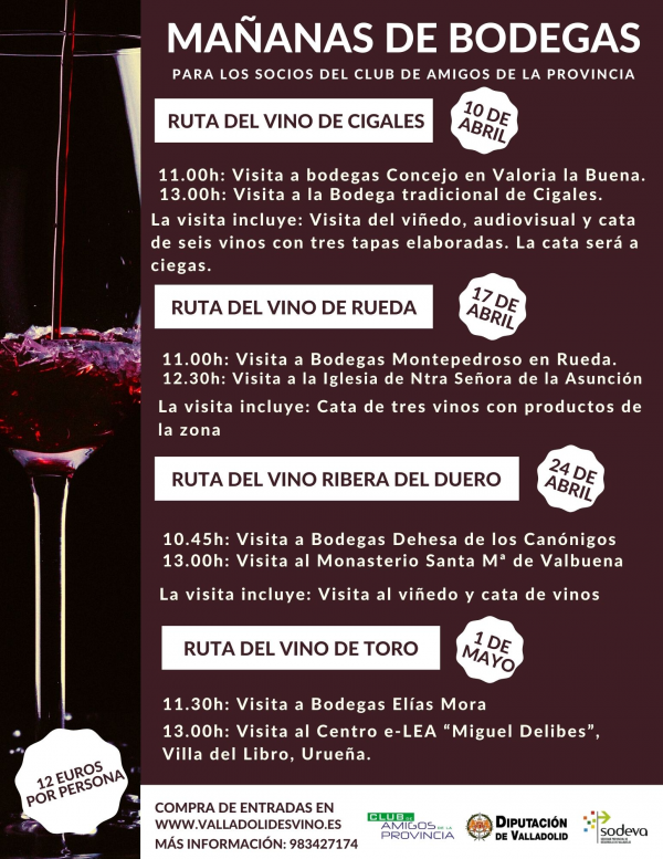 MAÑANA EN LA RUTA DEL VINO DE RUEDA MAÑANA EN LA RUTA DEL VINO DE RUEDA