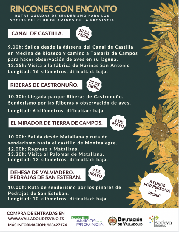 SENDERISMO POR EL CANAL DE CASTILLA SENDERISMO POR EL CANAL DE CASTILLA